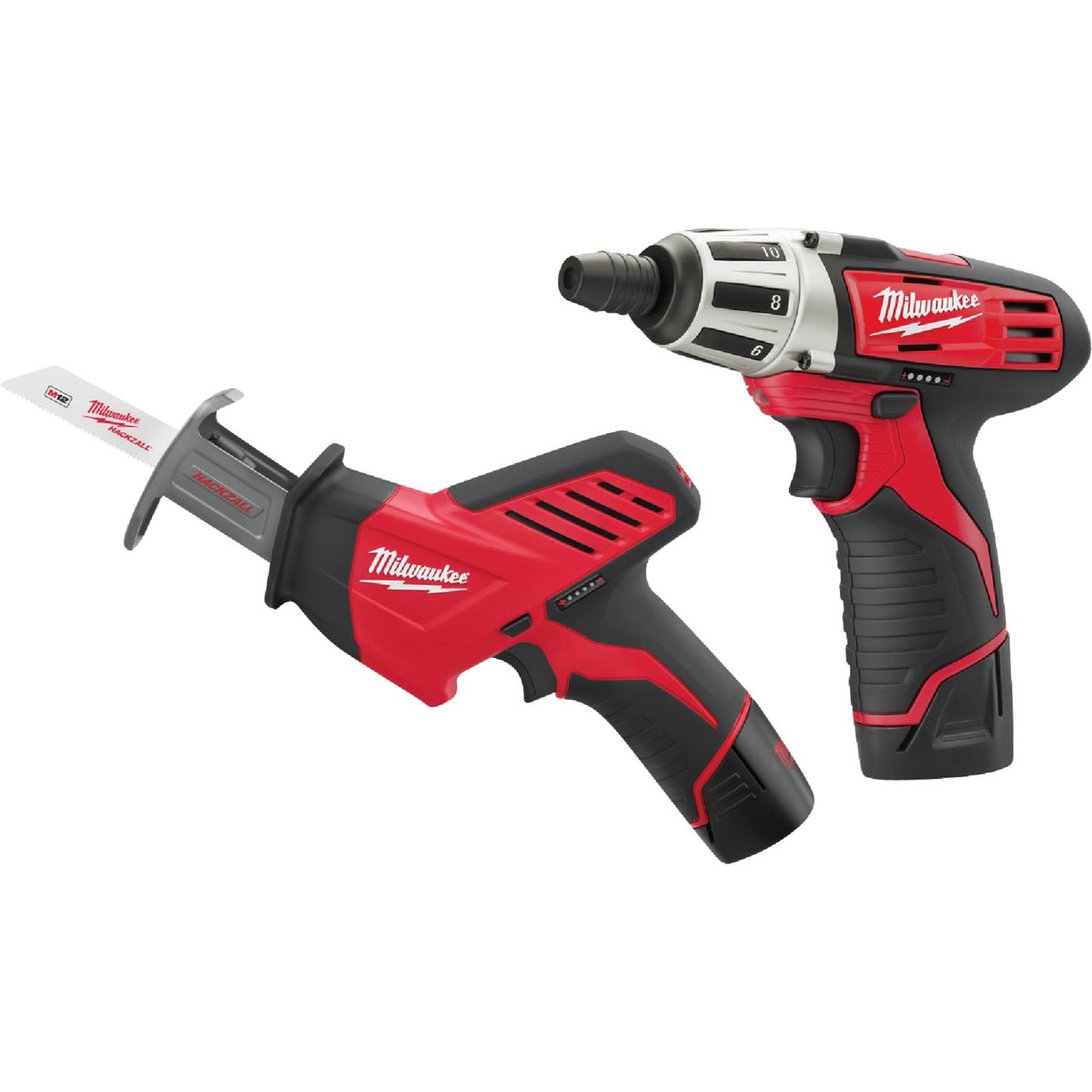 Milwaukee Elec.Tool M12 12V Driver And Hackzall Cordless tool Combo Kit