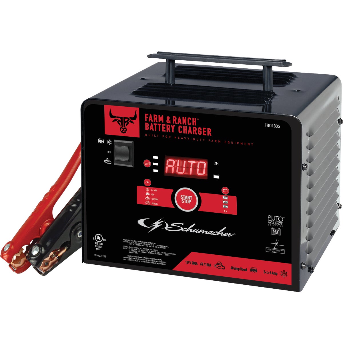 Schumacher Electric Manual Operated Battery Charger With Starter
