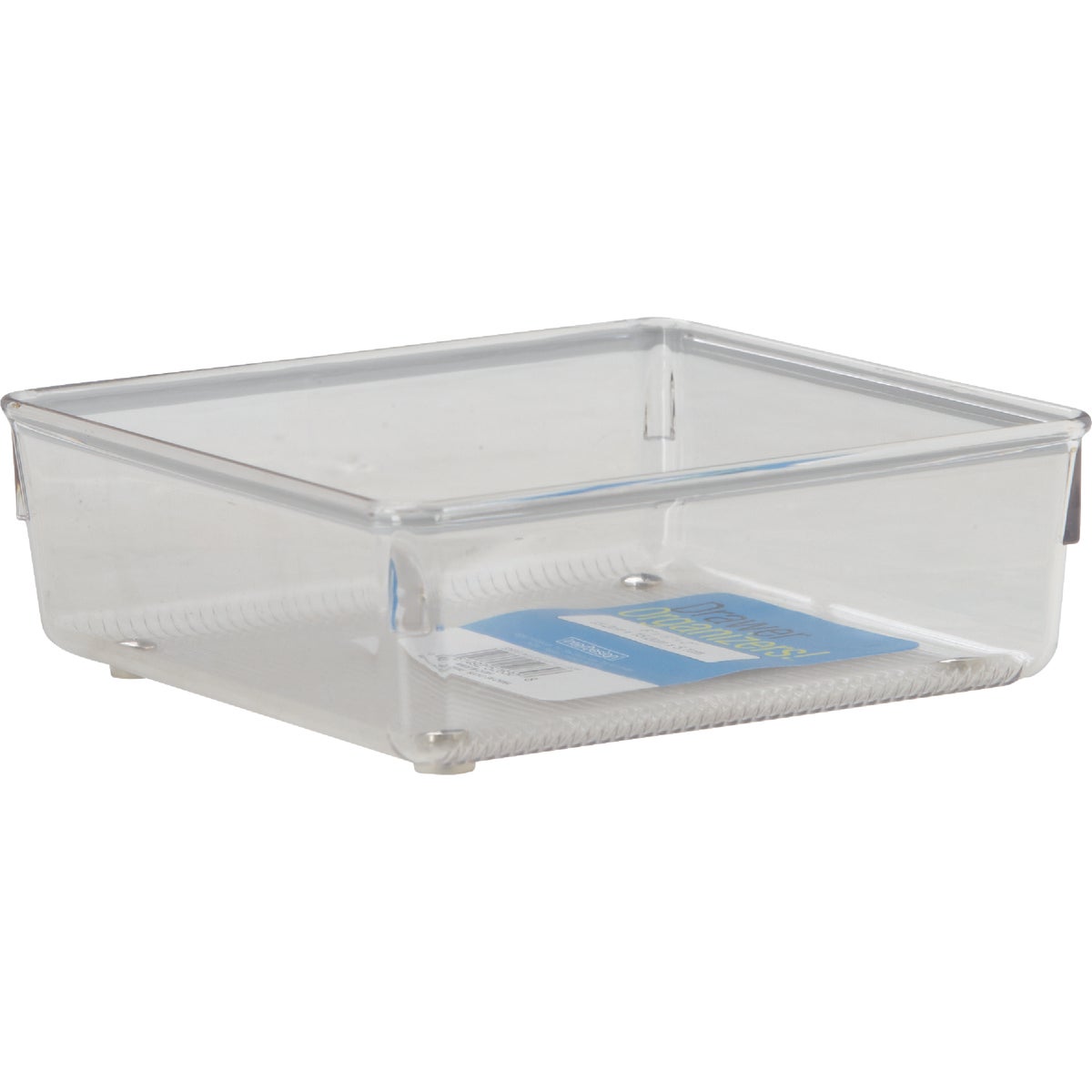 Interdesign Sturdy Linus Drawer Organizer, Clear, 6 x 9 x 2