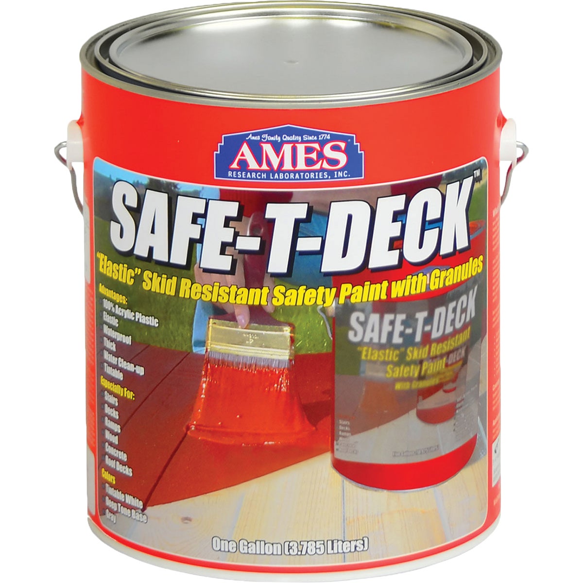 GRAY ELASTO DECK PAINT - SD1GY by Ames Research Lab