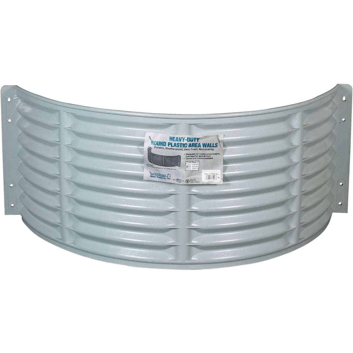 12" PLASTIC AREA WALL - 75204-12 by Amerimax Home Prod