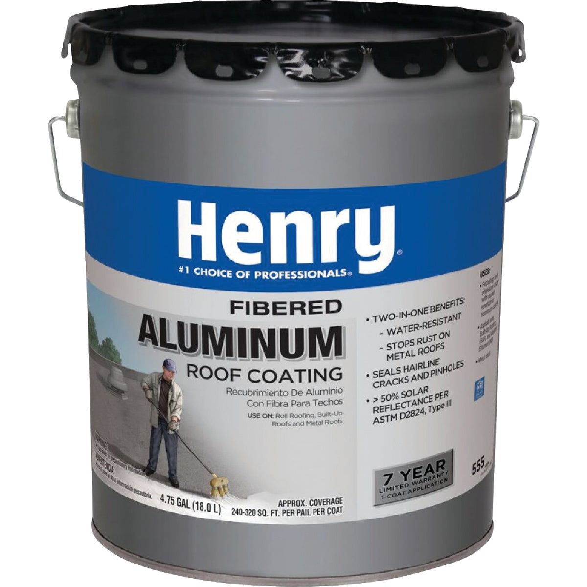 5GL ALUMINUM RF COATING - HE555019 by Henry Company