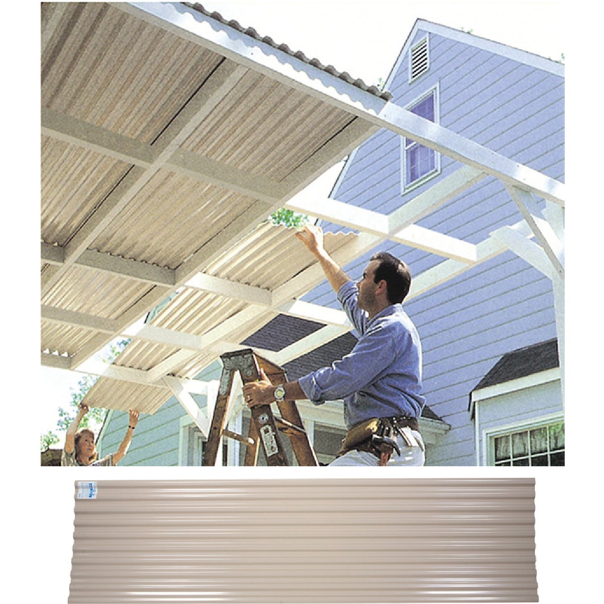 8' TAN CORRUGATED PANEL - 130817 by Ofic North America