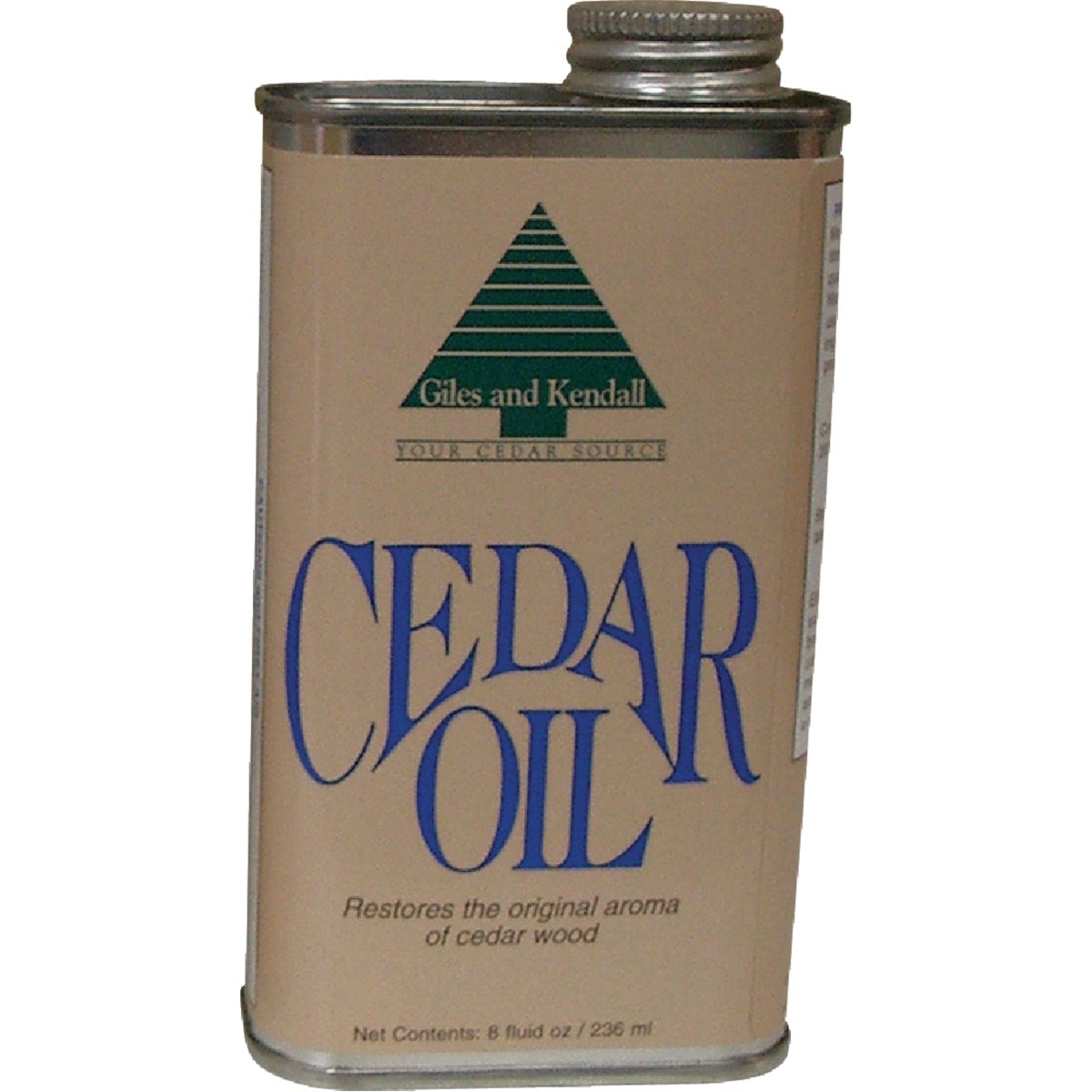 8OZ CEDAR OIL - OIL 12-8 by Giles & Kendall Inc