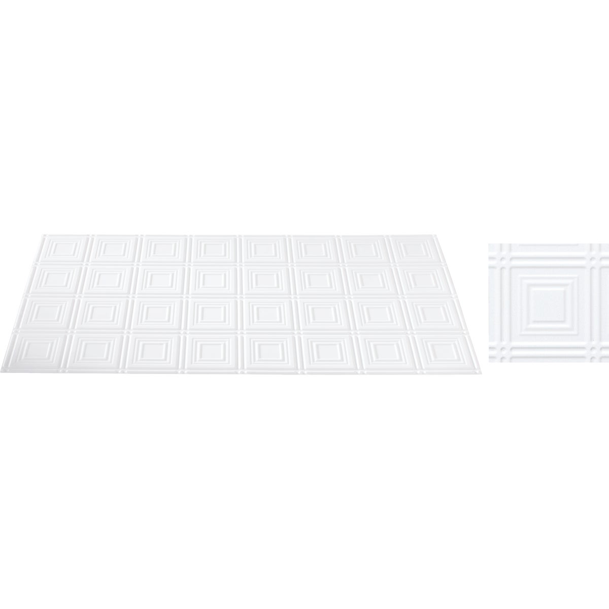 2X4 WHITE TIN-LOOK PANEL - 204 by Global Specialty Pro