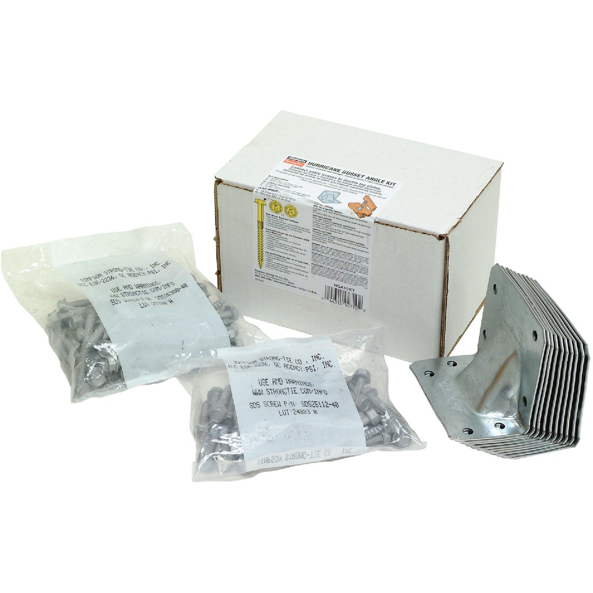 GUSET ANG HURCNE TIE KIT - HGA10KT by Simpson Strong Tie