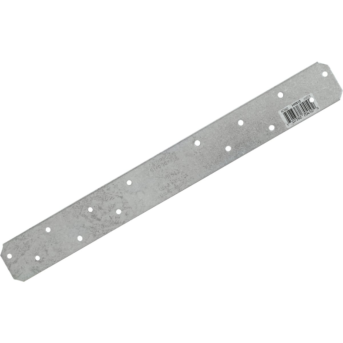 12" HEAVY DUTY STRAP - HRS12 by Simpson Strong Tie
