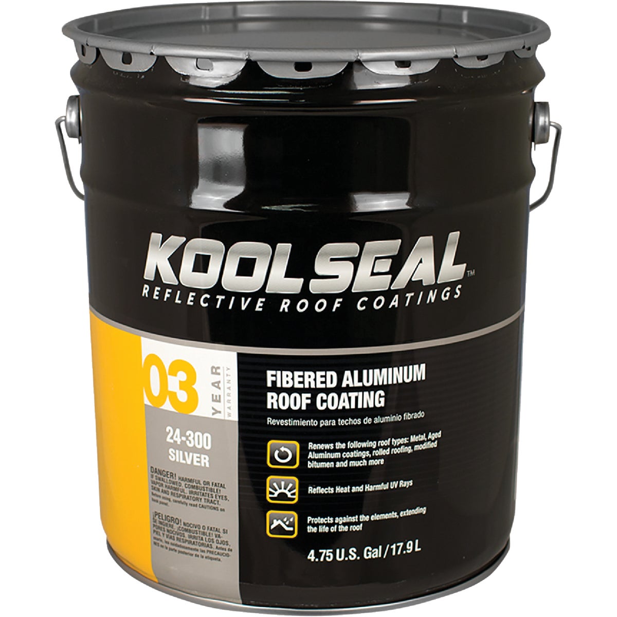 5GAL GOOD ALUM RF COATNG - 20-400-5 by Kool Seal