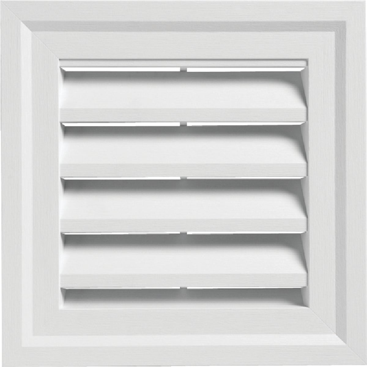 WHITE SQUARE GABLE VENT - SQGV1414 PW by Alcoa Home Exteriors
