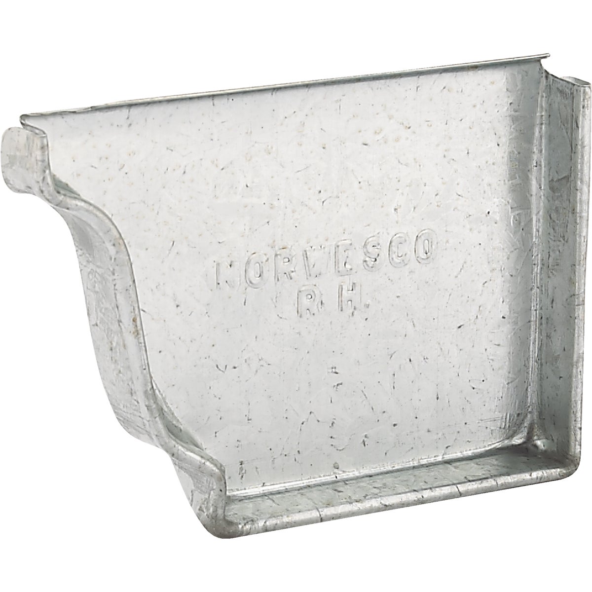4" GALV RIGHT END CAP - 228004 by Noll/norwesco Llc