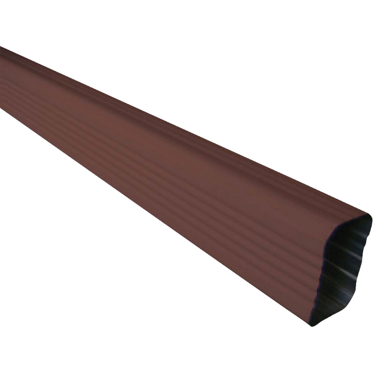 3-1/4" BRN SQ DOWNSPOUT - 238774 by Noll/norwesco Llc