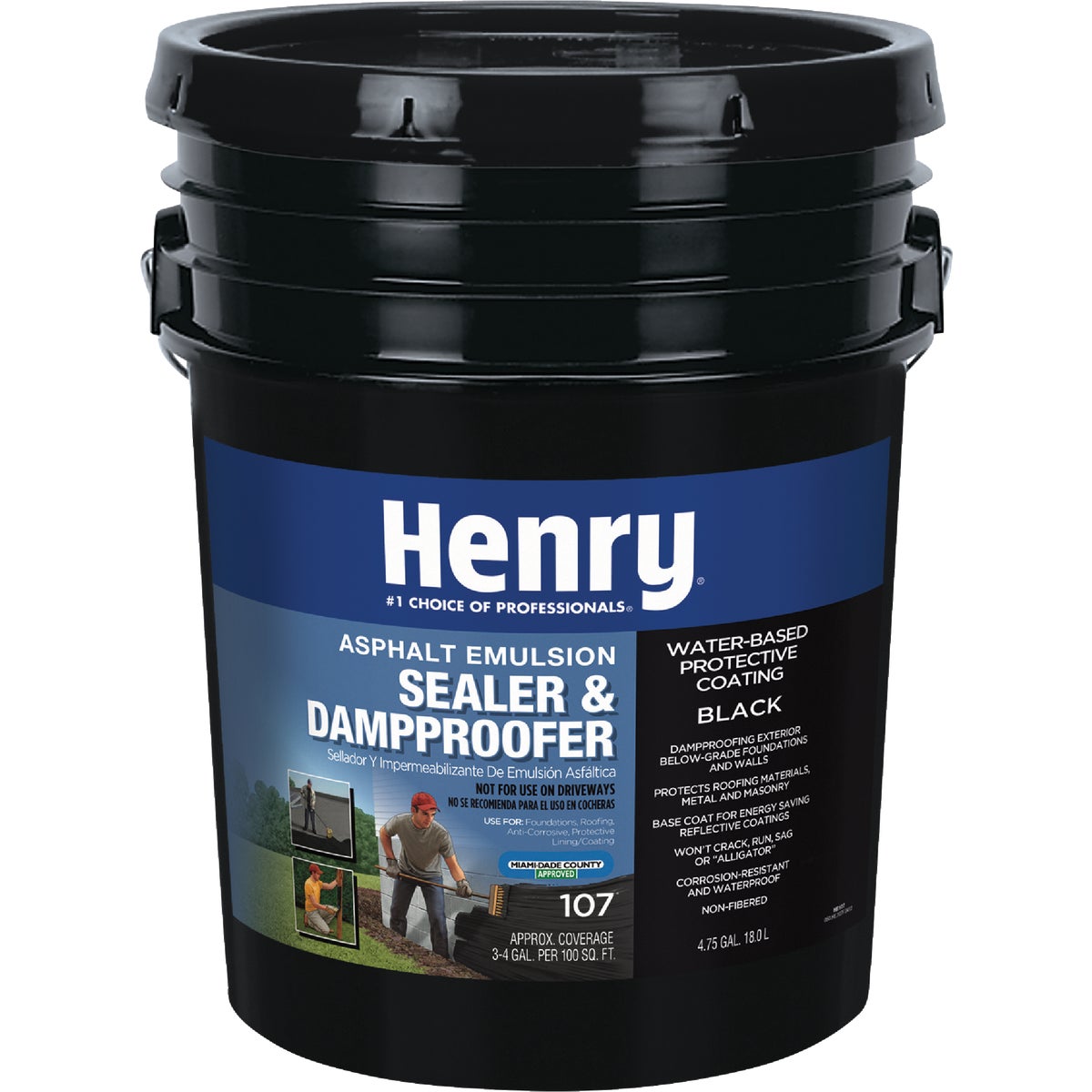 5GL ASPT/EMUL RF COATING - HE107074 by Henry Company