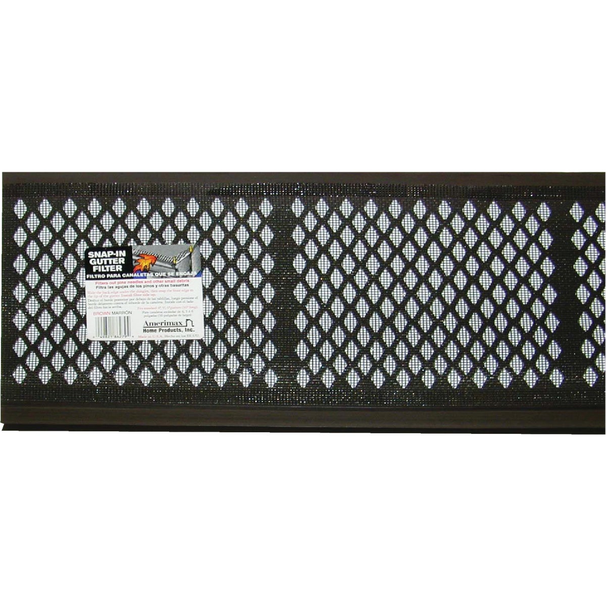 3' BR VYL GTR SCRN W/FLT - 86279BX by Amerimax Home Prod