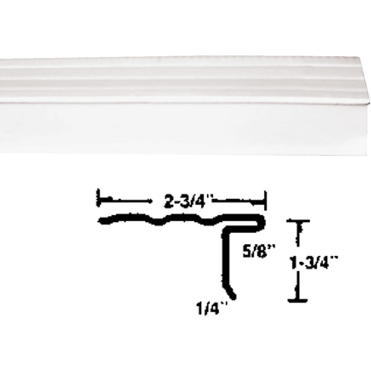 6"STYLE LL WHT ROOF EDGE - 32690-AJ20 by Klauer Mfg Co