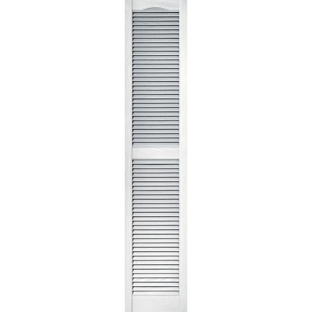 15X72 WHT LOUVER SHUTTER - 020140072001 by The Tapco Group