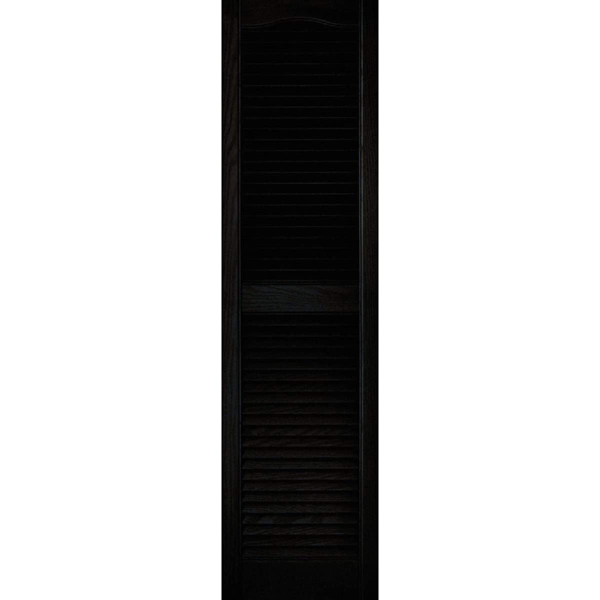 15X55 BLK LOUVER SHUTTER - 020140055002 by The Tapco Group