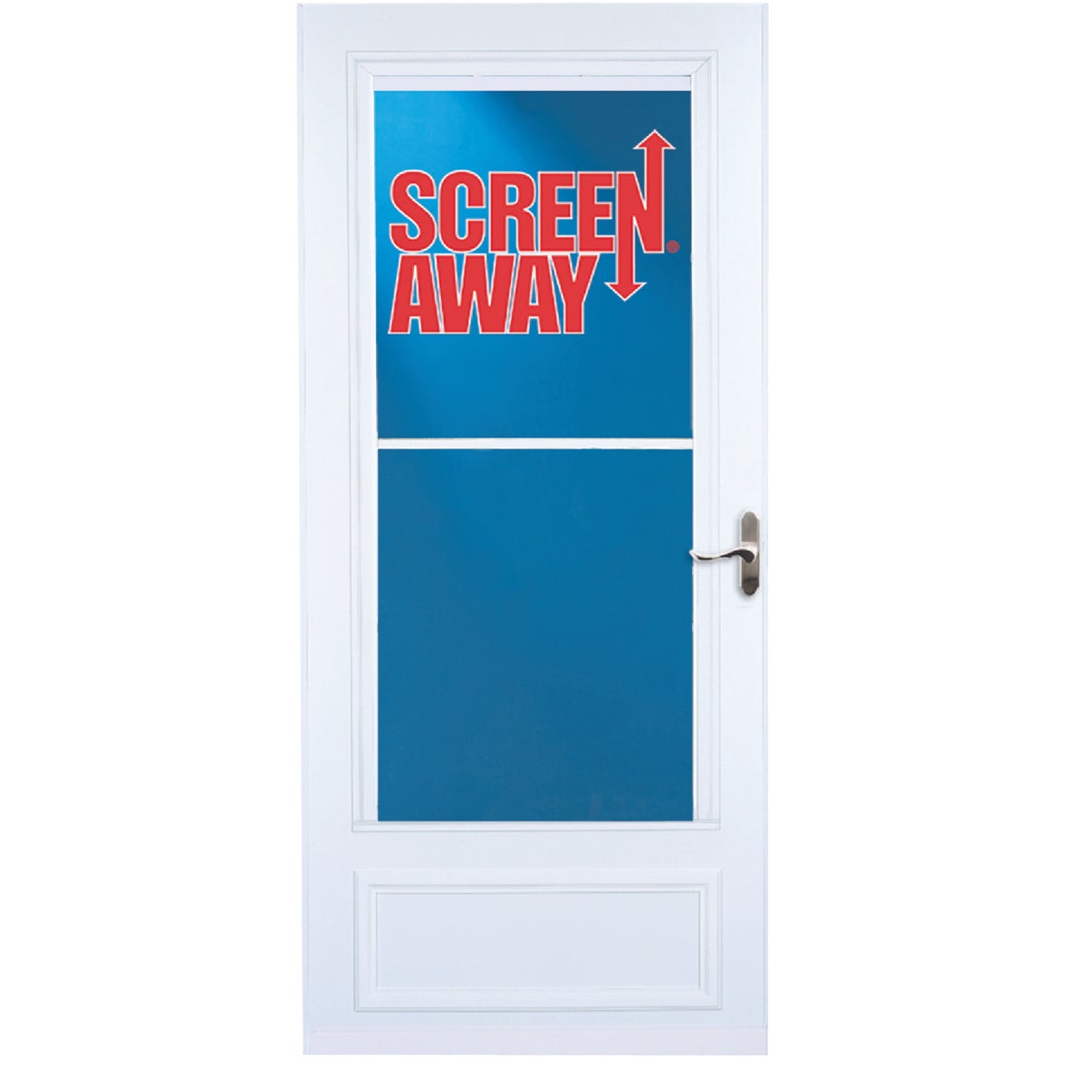 36" WHT SCREENAWAY DOOR - 83082032 by Larson Mfg Co