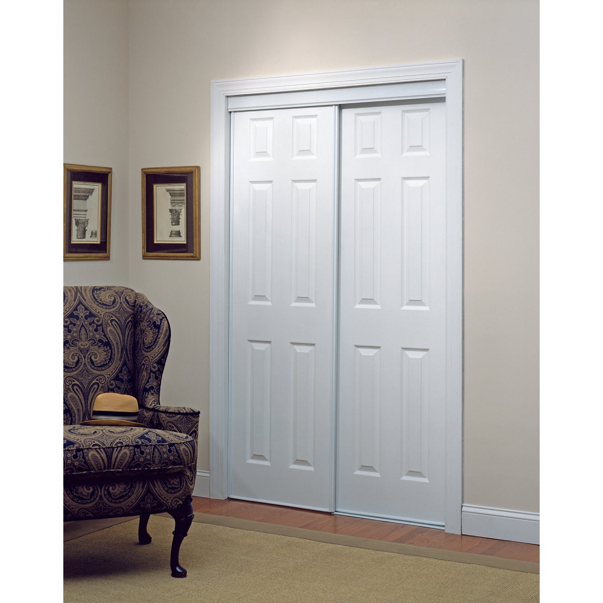 60X80 6-PNL BYPASS DOOR - 240011 by Home Decor Innov