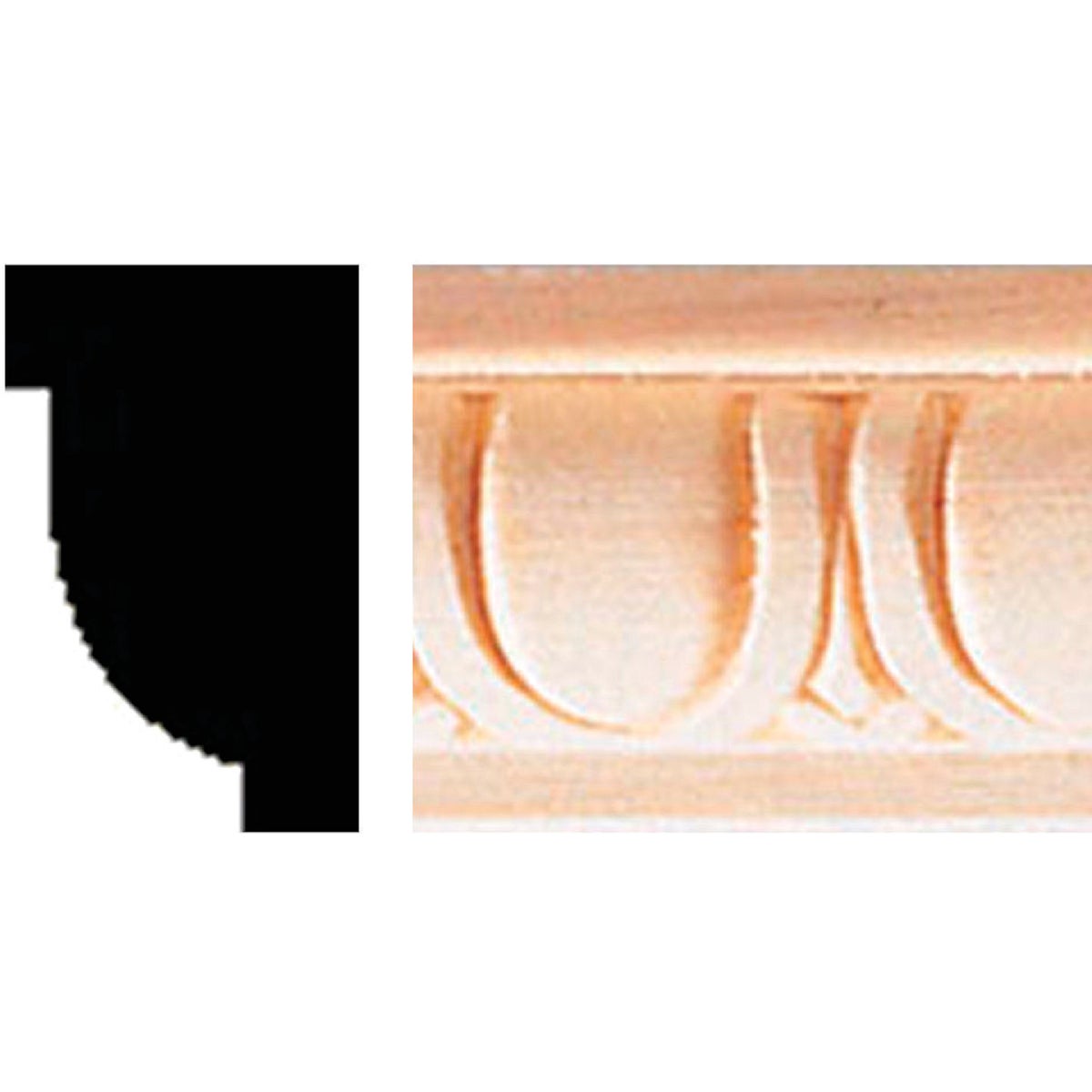 5/8X1"X8' EGG & DART - 689 by House Of Fara Inc