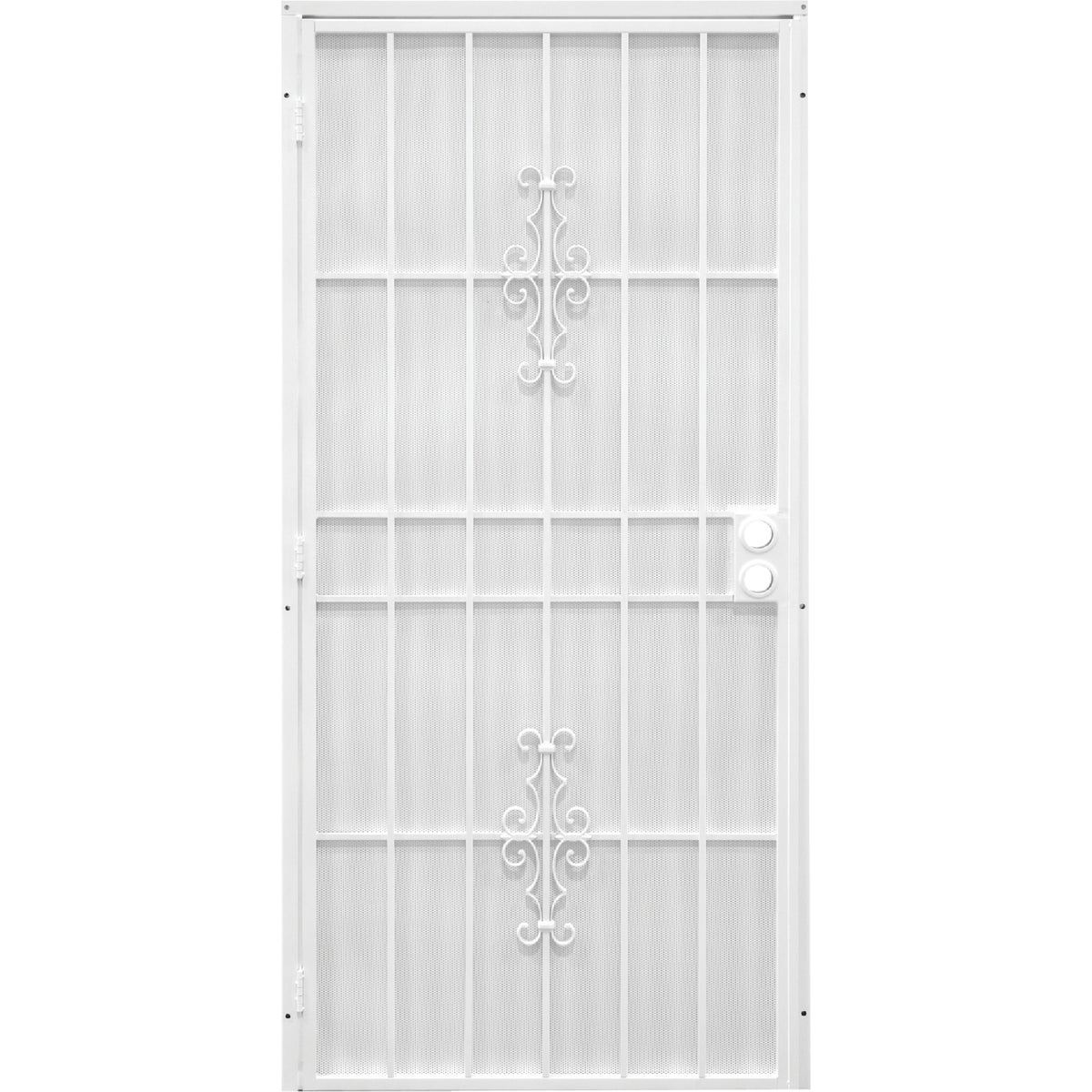 36" WHT SECURITY DOOR - 3853WH3068 by Superior Building Pr