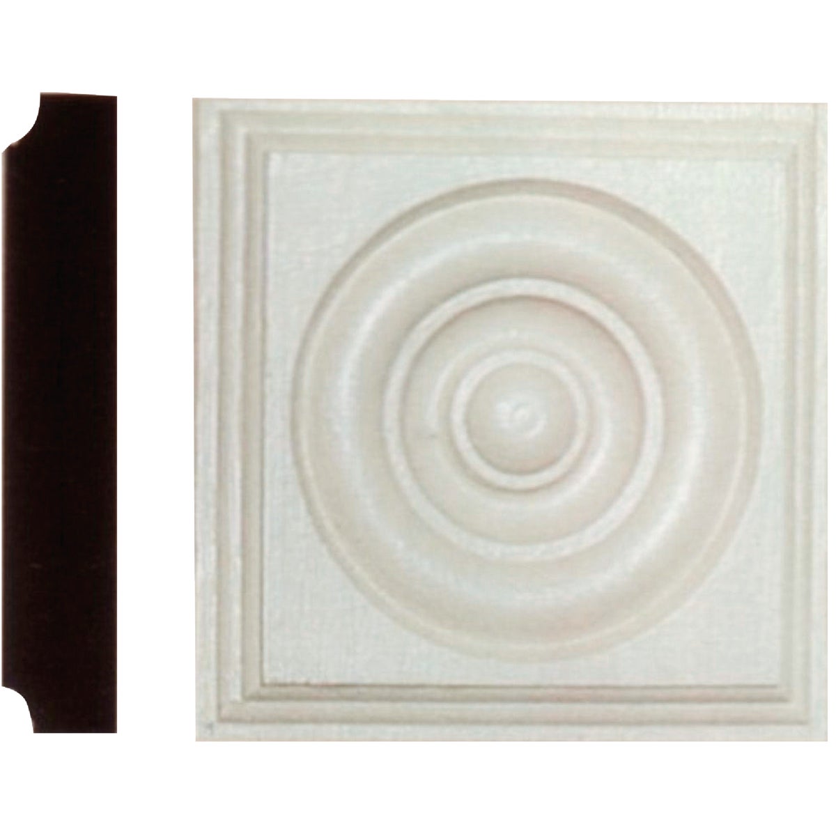 1-1/8X5-1/2 MDF ROSETTE - R55MDF by House Of Fara Inc