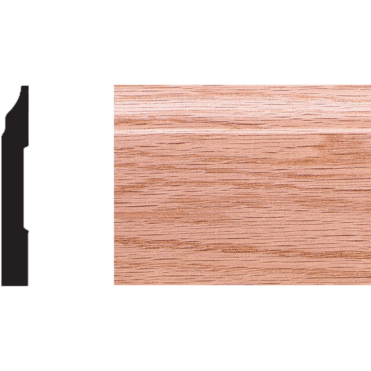 3/8X2-3/4"X8' OAK BASE - 9564 by House Of Fara Inc