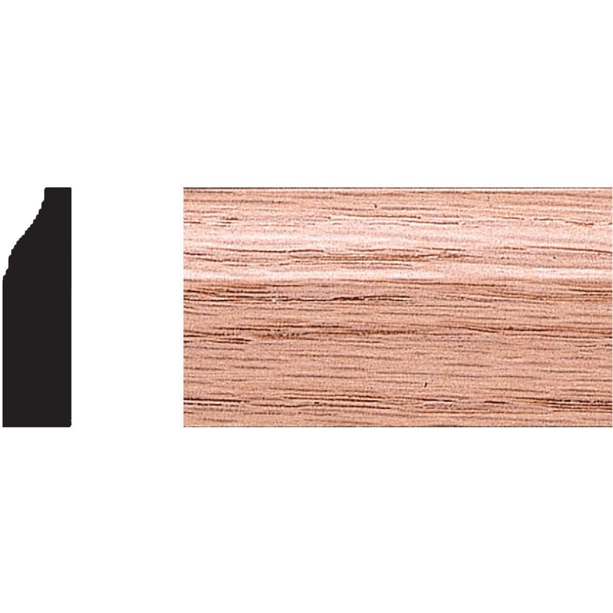 3/8X1-1/4"X7' OAK STOP - 9566 by House Of Fara Inc