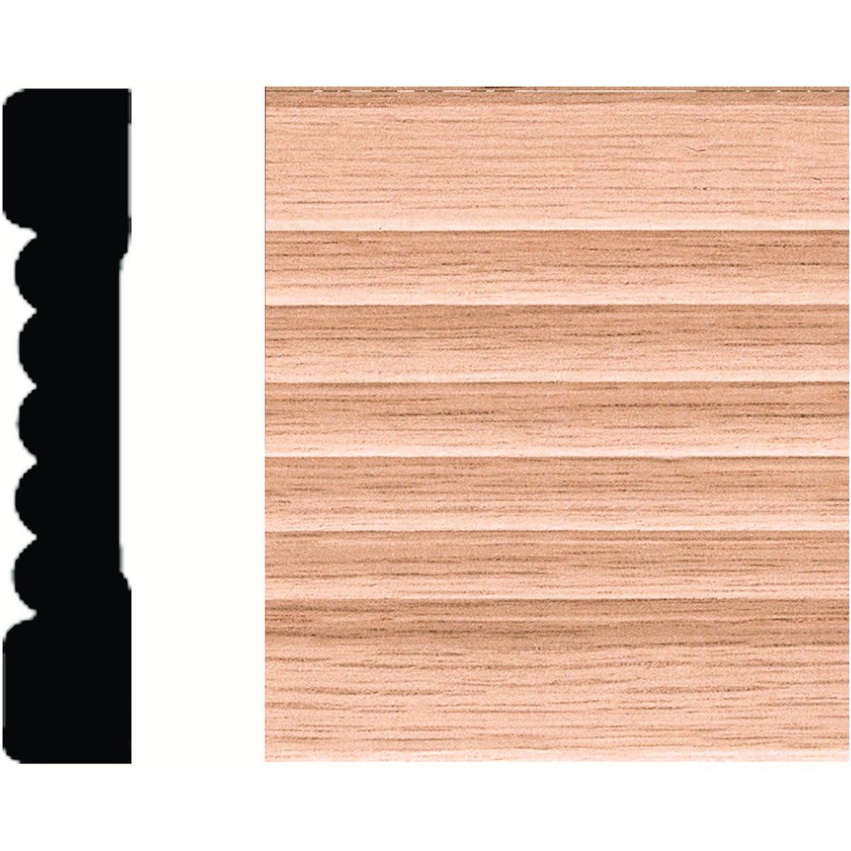 7/16X2-1/4"X7'OAK CASING - 9587 by House Of Fara Inc