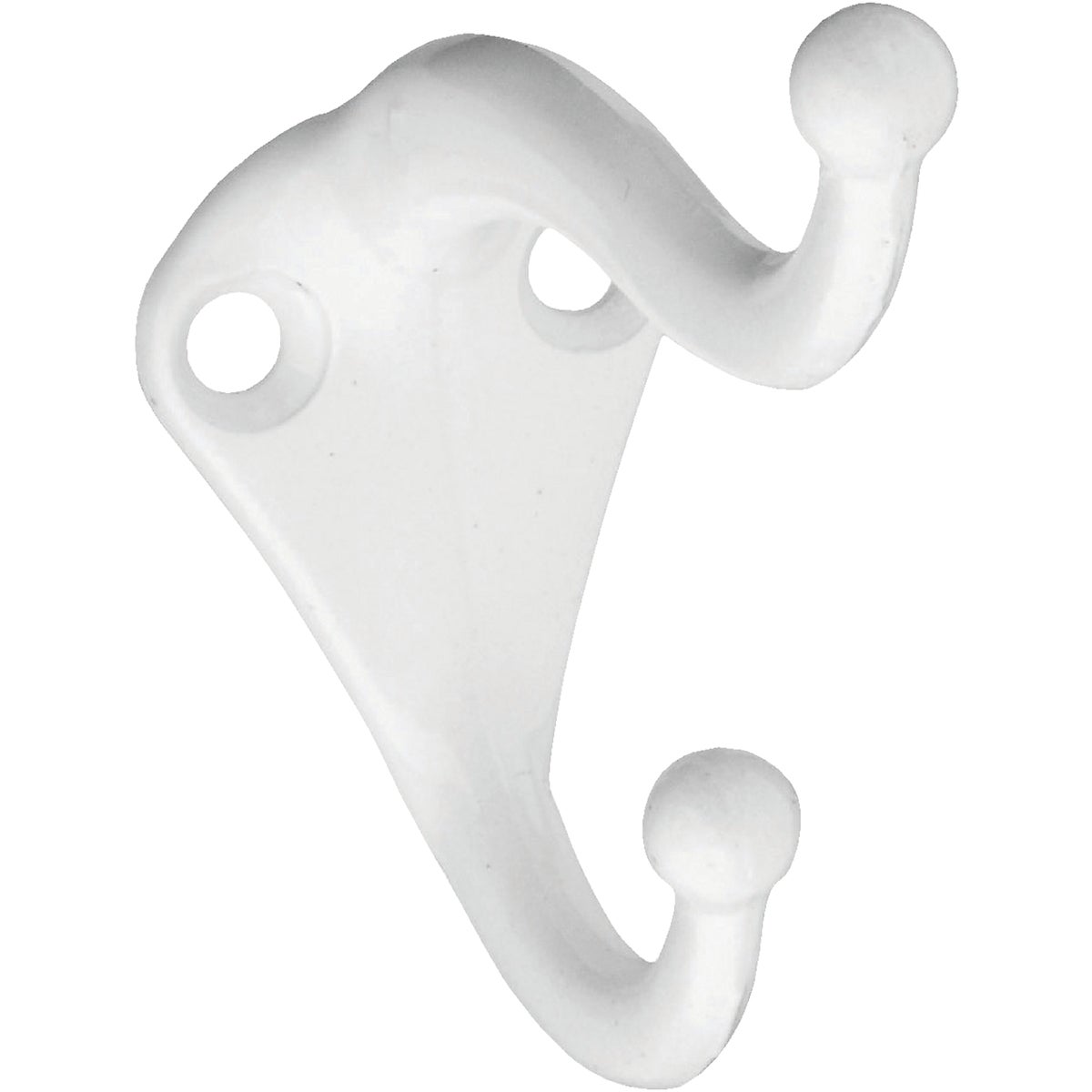 WHT COAT & HAT HOOK - N248369 by National Mfg Co