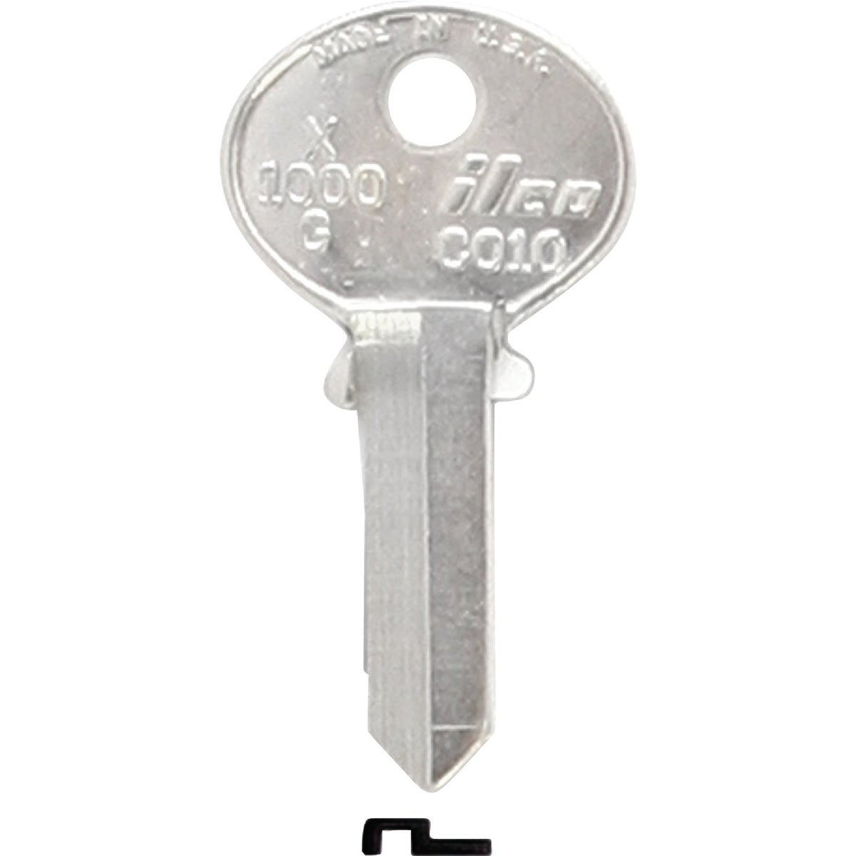 CO10 CORBIN CABINET KEY - X1000G by Ilco Corp