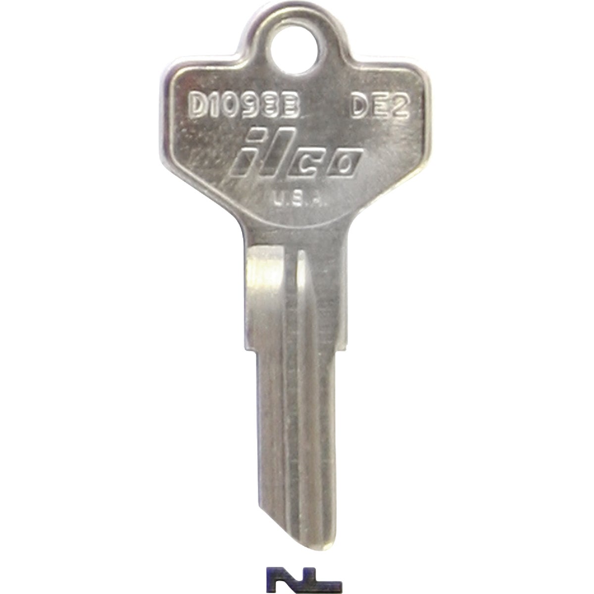 DE2 DEXTER HOUSE KEY - D1098B by Ilco Corp