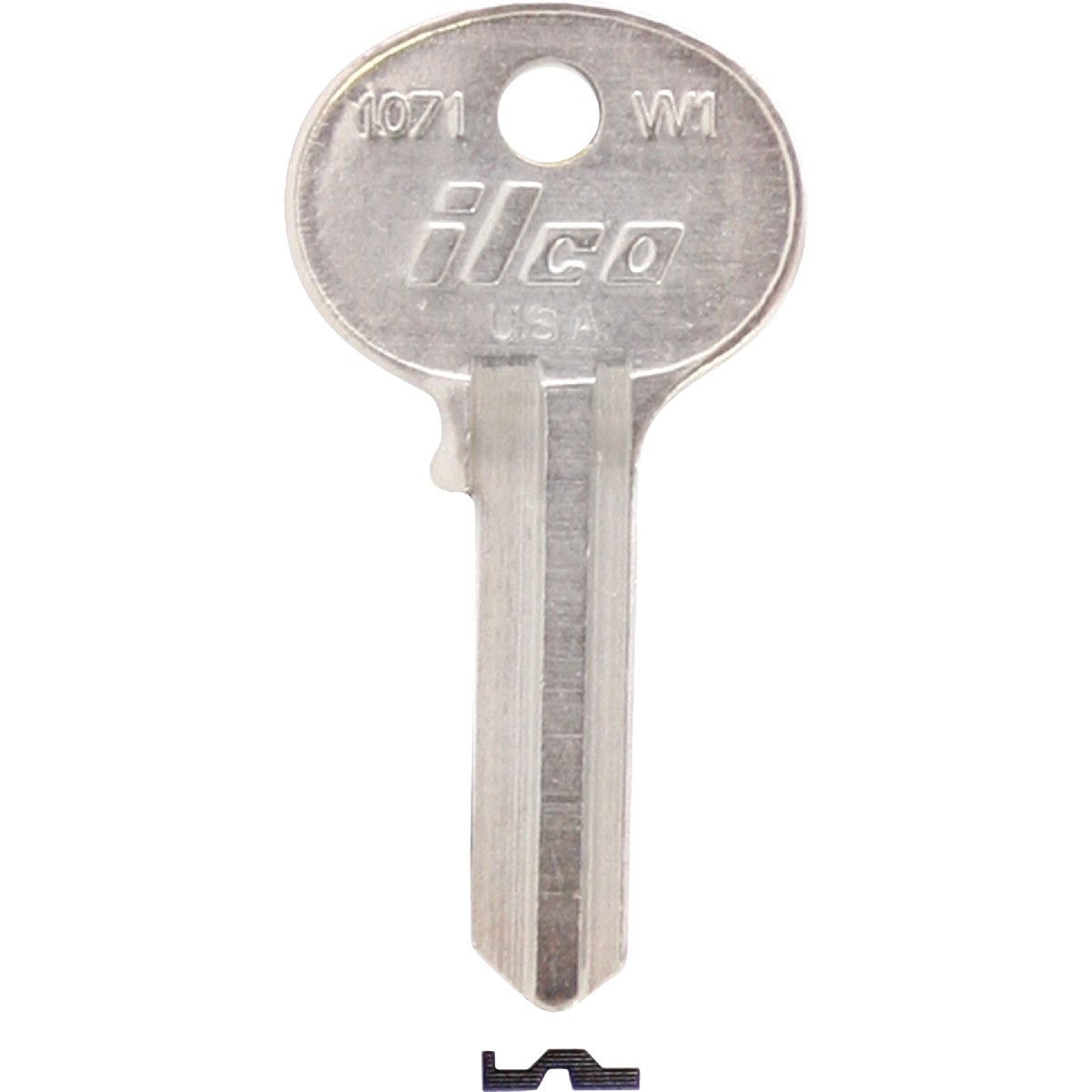 W1 WILSON CAM LOCK KEY - 1071 by Ilco Corp