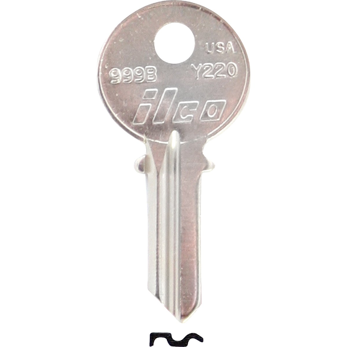 Y220 YALE DOOR KEY - 999B by Ilco Corp