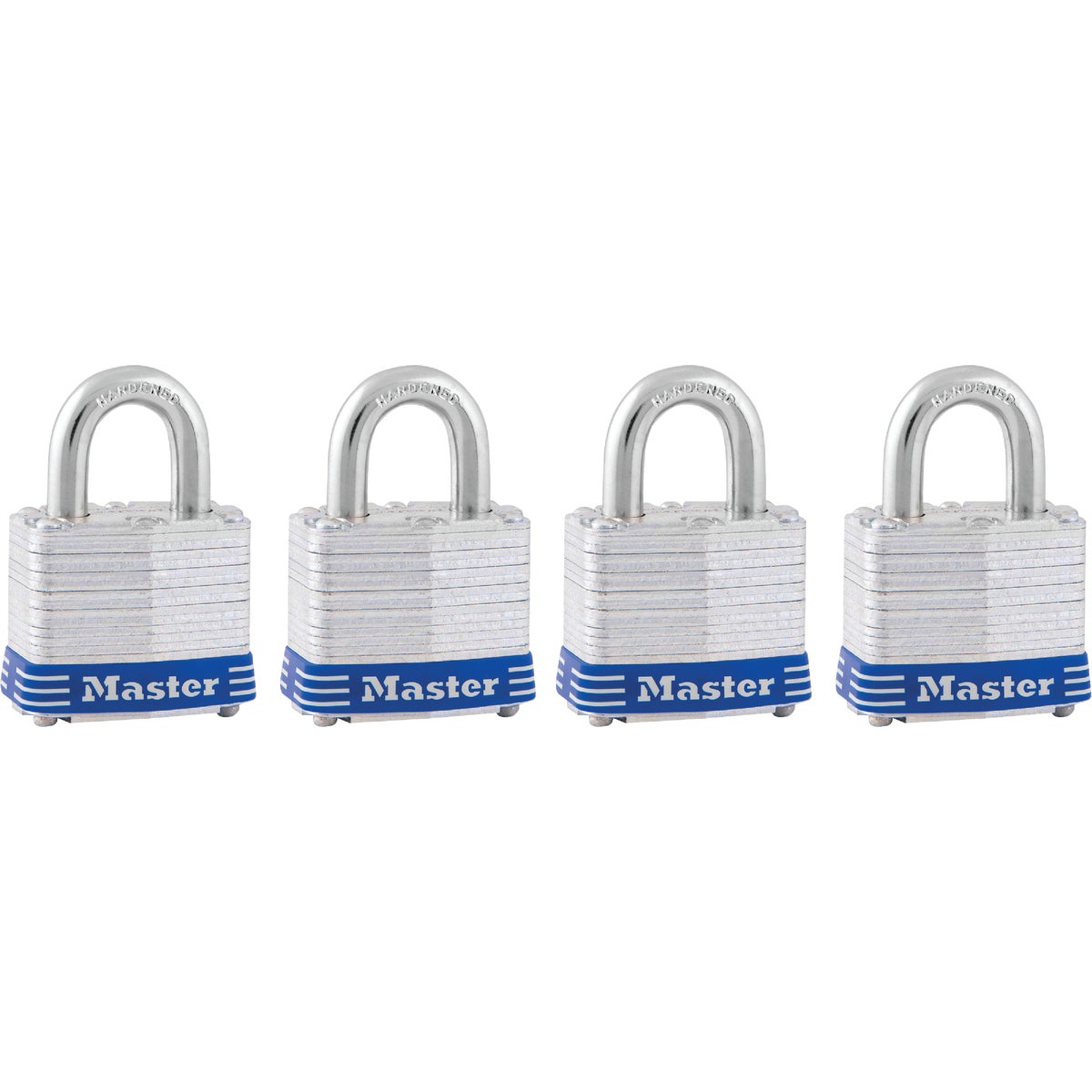 4PK 1-1/2" PADLOCK - 3008D by Master Lock Company