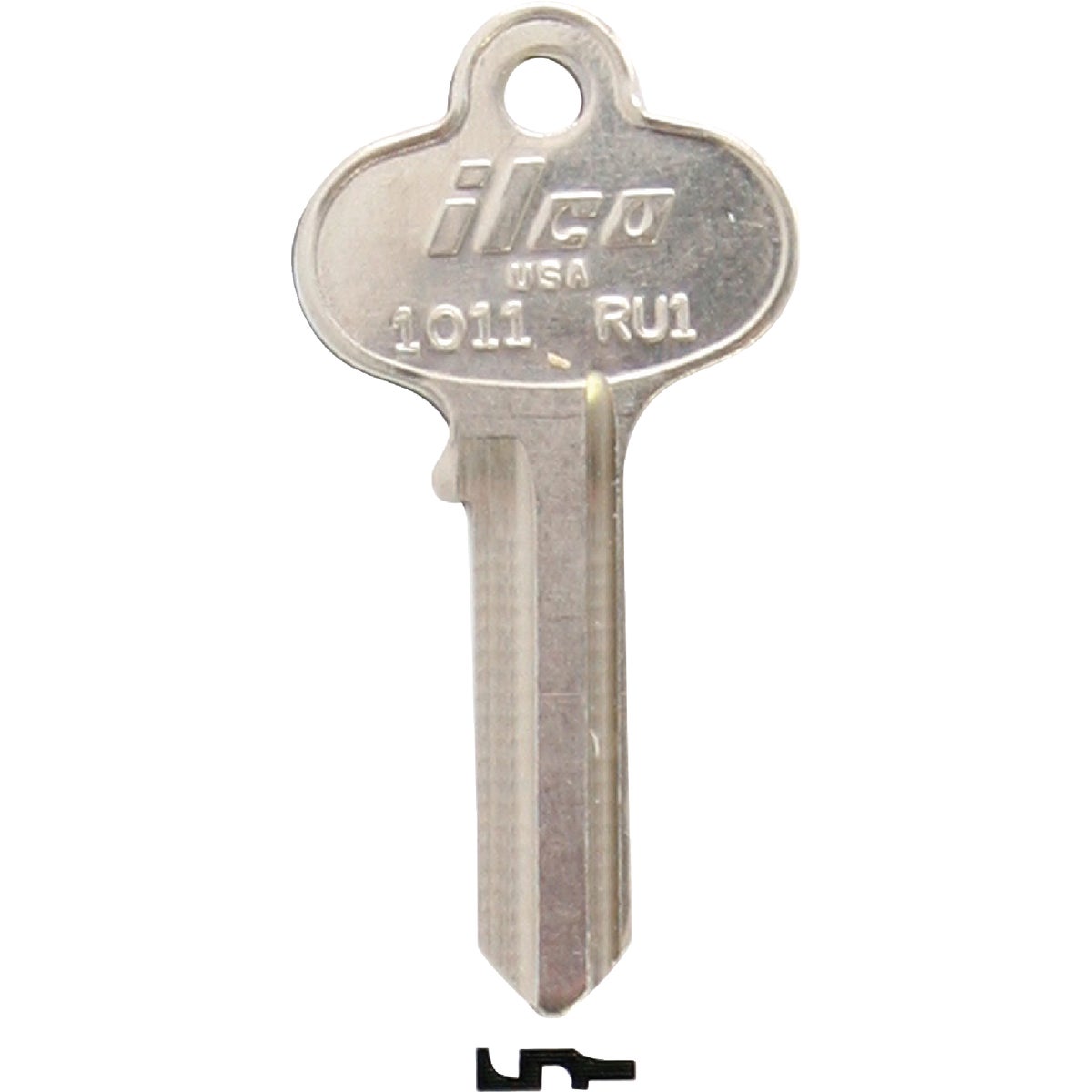 RU1 RUSSWIN CABINET KEY - 1011 by Ilco Corp