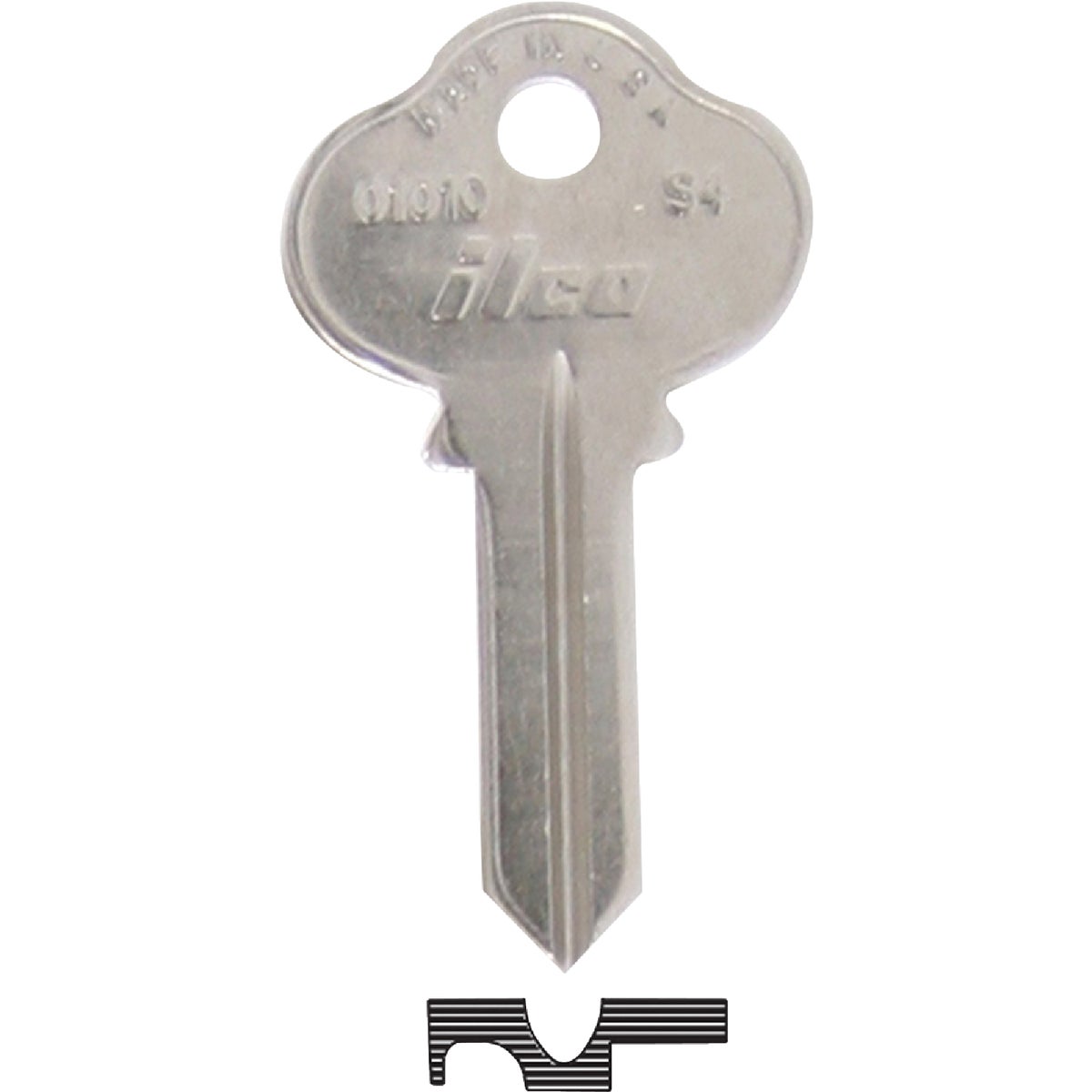 S4 SARGENT DOOR KEY - 1010 by Ilco Corp