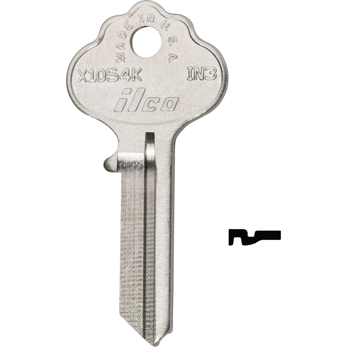 IN3 ILCO CABINET KEY - X1054K DIB by Ilco Corp