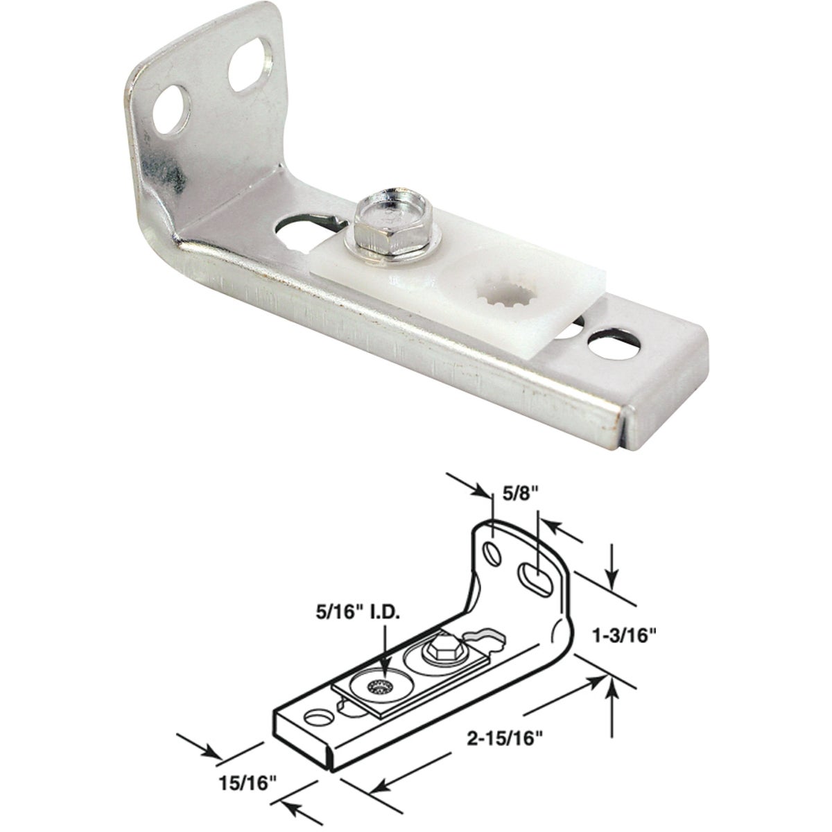 BOTTOM PIVOT BRACKET - 16369 by Prime Line Products