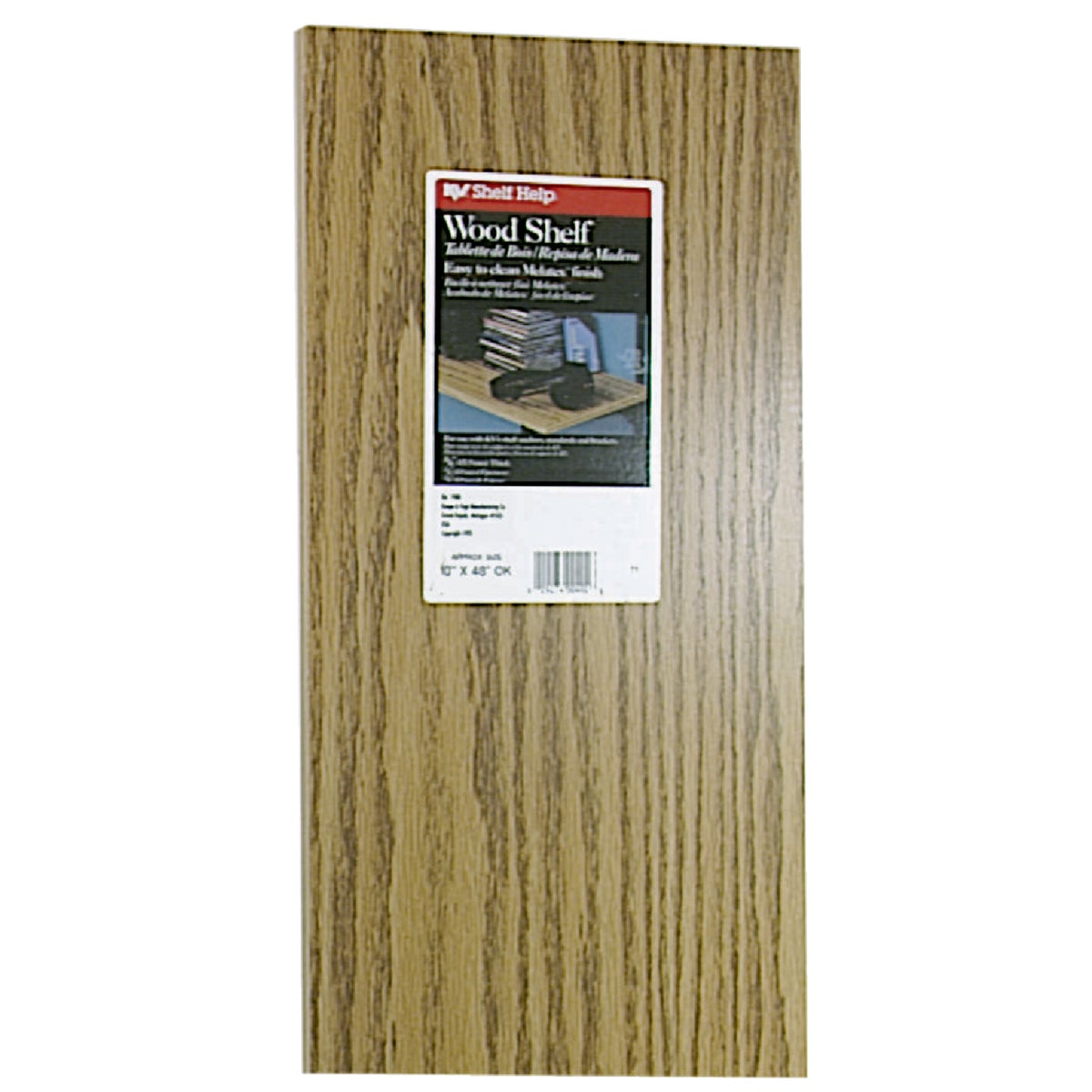 10X48 OAK SHELF - 1980OK by Knape & Vogt Mfg Co
