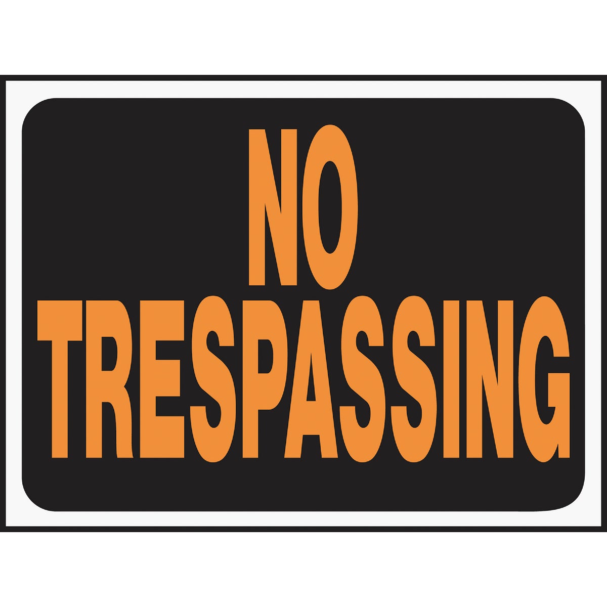 9X12 NO TRESPASSING SIGN - 3014 by Hy Ko Prods Co