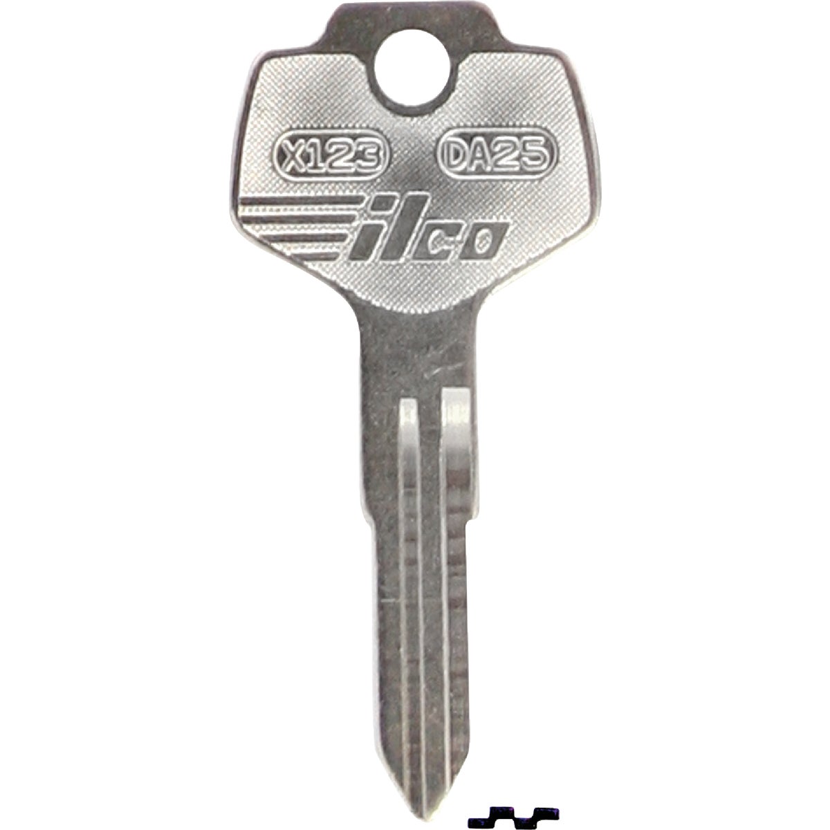 DA25 NISSAN AUTO KEY - X123 by Ilco Corp