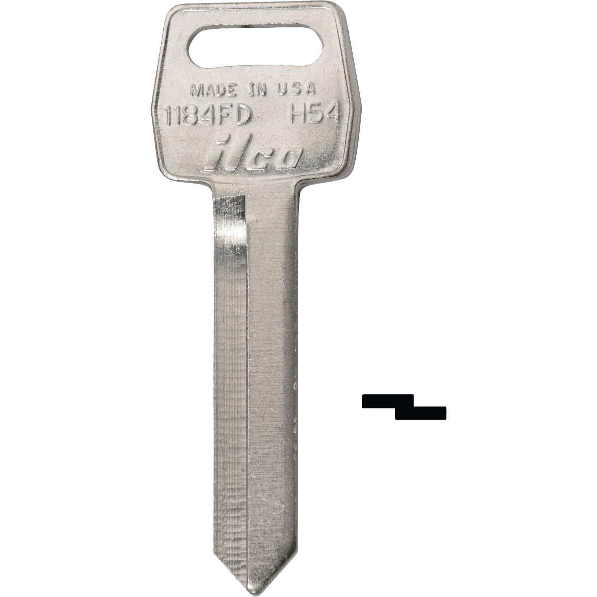 H54 DIB FORD AUTO KEY - 1184FD DIB by Ilco Corp