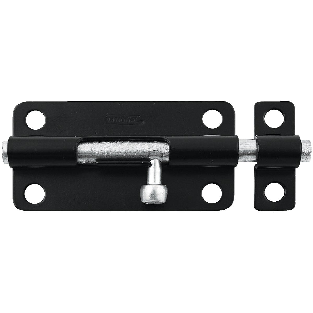 4" BLK BARREL BOLT - N151621 by National Mfg Co