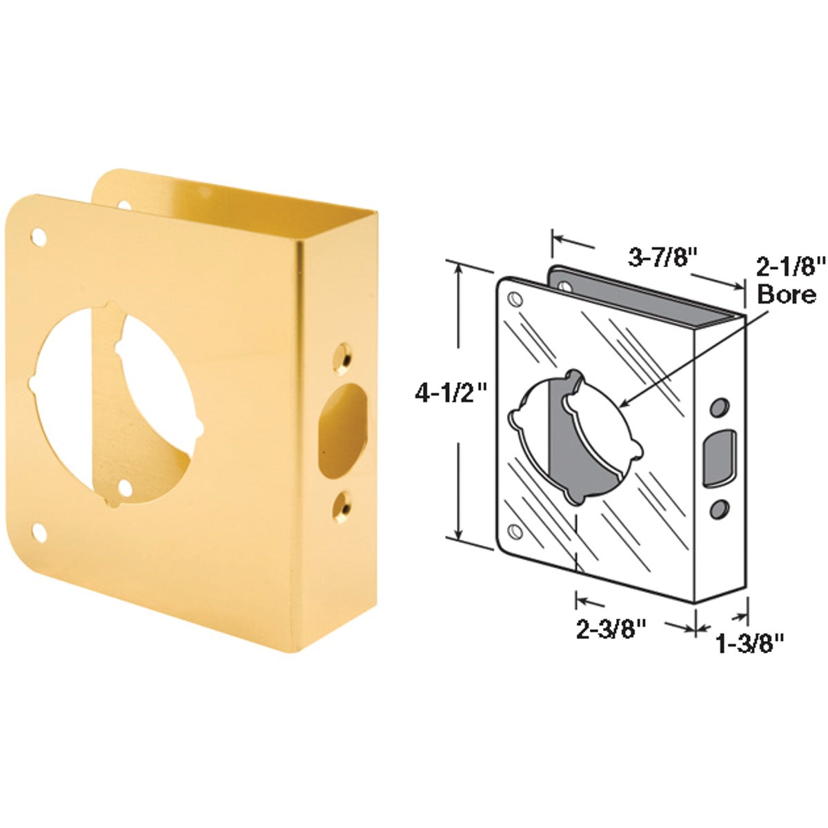1-3/8 2-3/8 REINFORCER - U 9555 by Prime Line Products