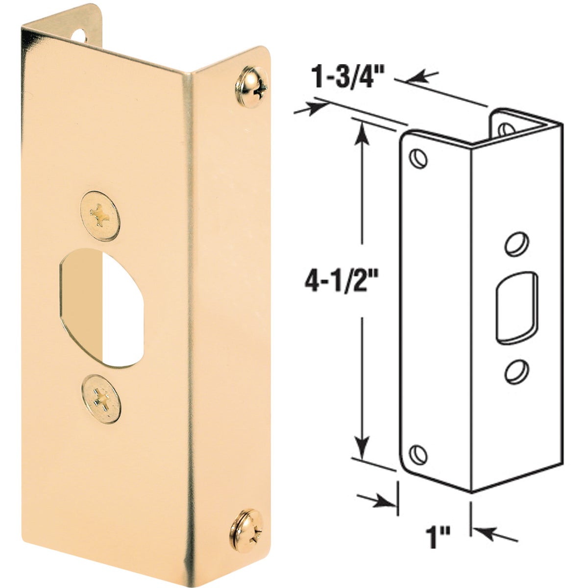 1-3/4"DOOR REINFORCEMENT - U 9567 by Prime Line Products