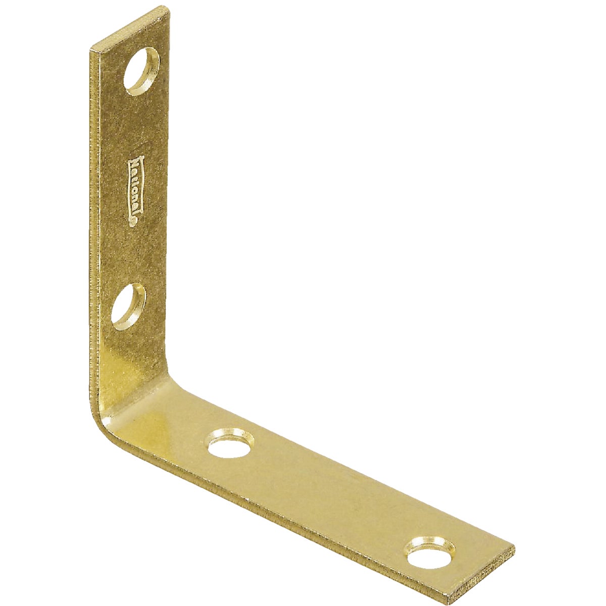 3X3/4 BRASS CORNER BRACE - N190850 by National Mfg Co