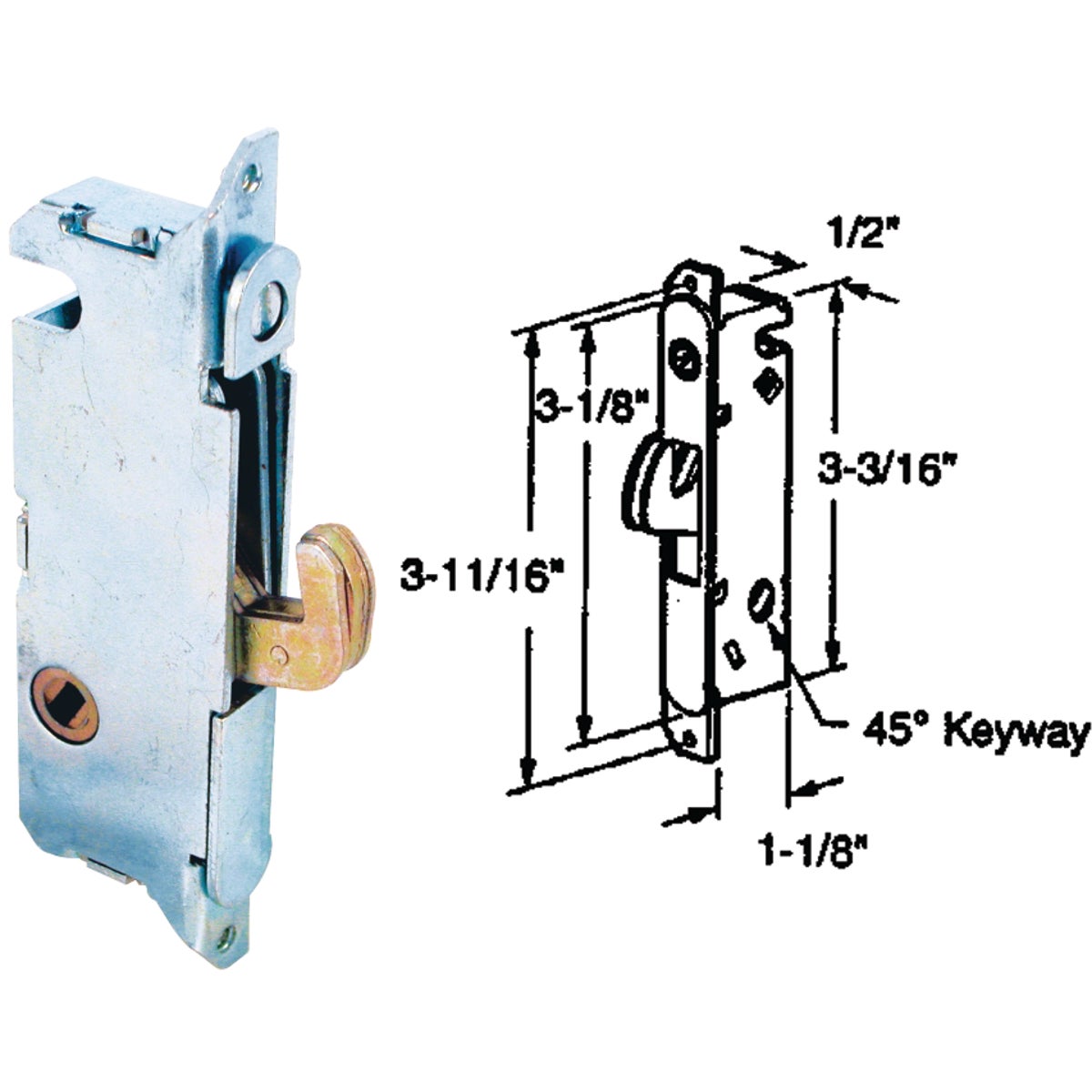 PATIO DOOR MORTISE LOCK - 15410-F by Prime Line Products