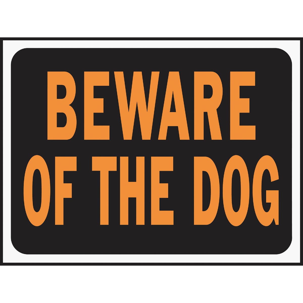 9X12 BEWARE OF DOG SIGN - 3002 by Hy Ko Prods Co