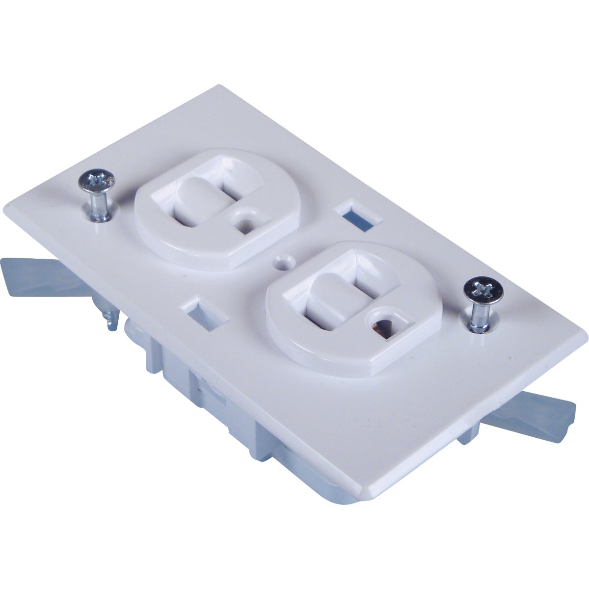 WHT DPLX RECEPTACLE - E-162C by U S Hardware