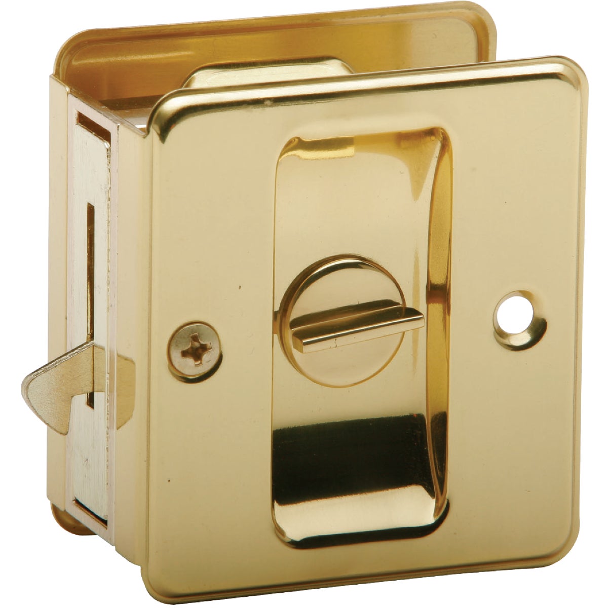 PB PRIV POCKET DOOR PULL - SC991B-605 by Schlage Lock Co